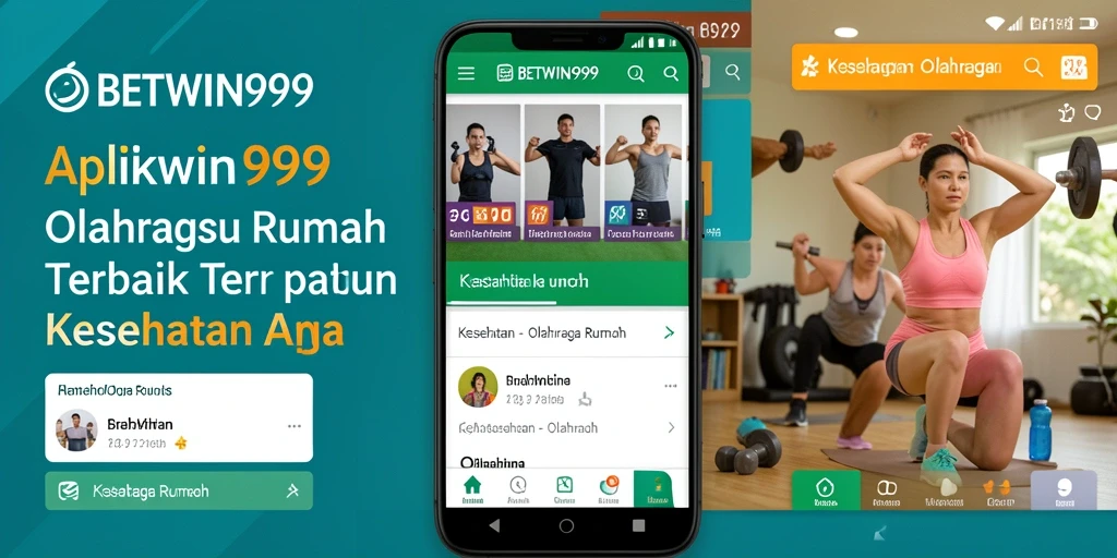 Antarmuka BETWIN999 yang memudahkan pengguna melakukan olahraga di rumah.