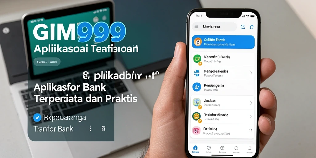 Antarmuka GIM999 yang user-friendly untuk transfer bank yang cepat.