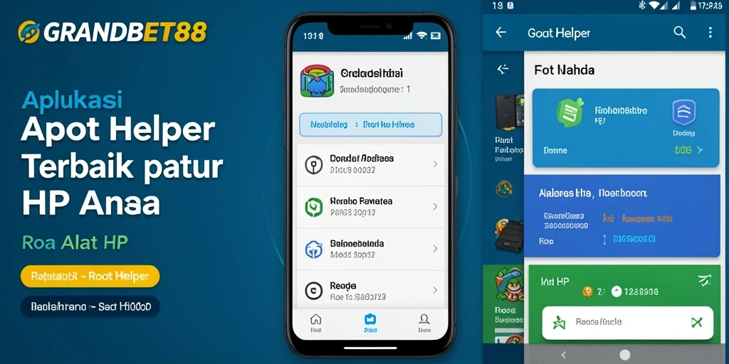 Antarmuka mudah digunakan dari aplikasi Root Helper GRANDBET88.