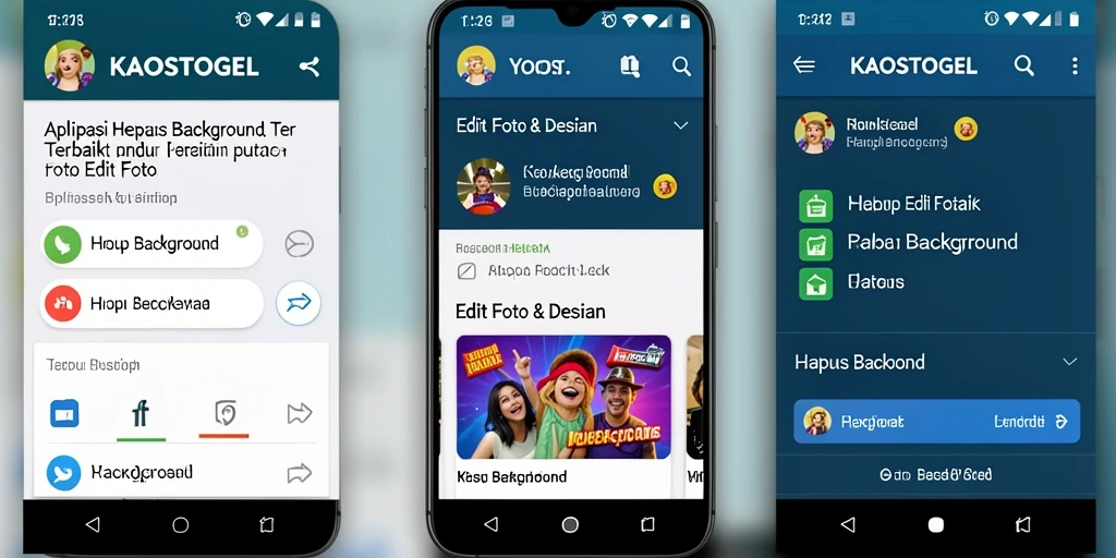 Screenshot antarmuka KAOSTOGEL untuk menghapus latar belakang dengan mudah.