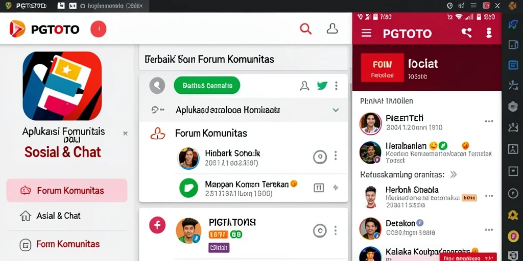 Antarmuka aplikasi PGTOTO yang menarik dan interaktif.