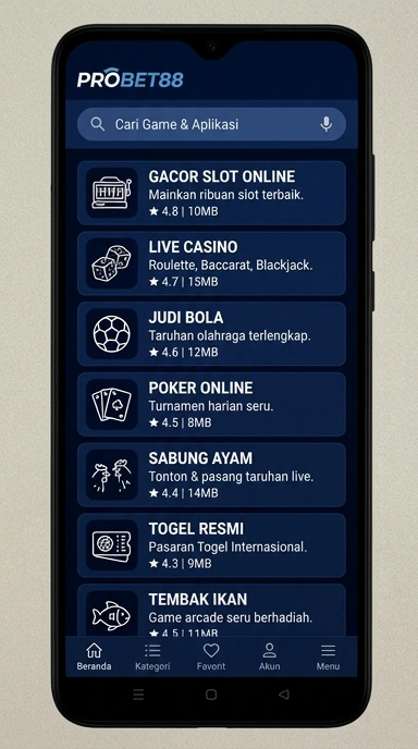 probet88 - Hub Unduhan Aplikasi Populer & Kanal Uji Indonesia